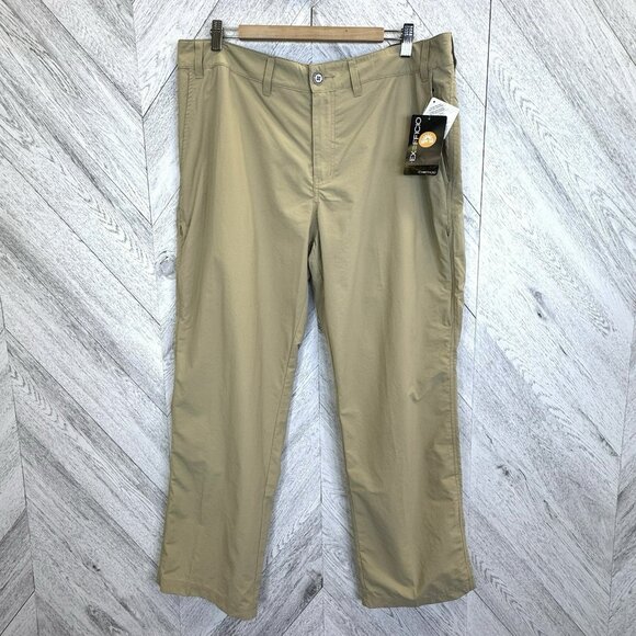 Exofficio Mens 38x30 Sol Cool Nomand Pant Khaki Tan Outdoor Hiking Gorpcore NWT - Picture 1 of 7